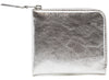 Comme des Garçon Classic Gold Line Wallet in Silver