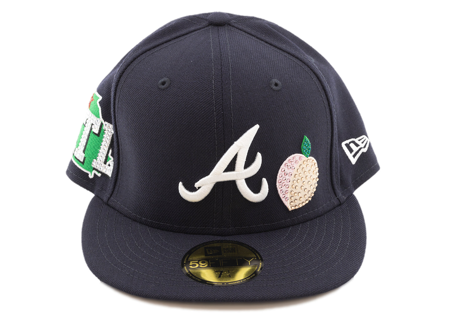 New Era Atlanta Braves 59FIFTY Embroidered Fitted Hat