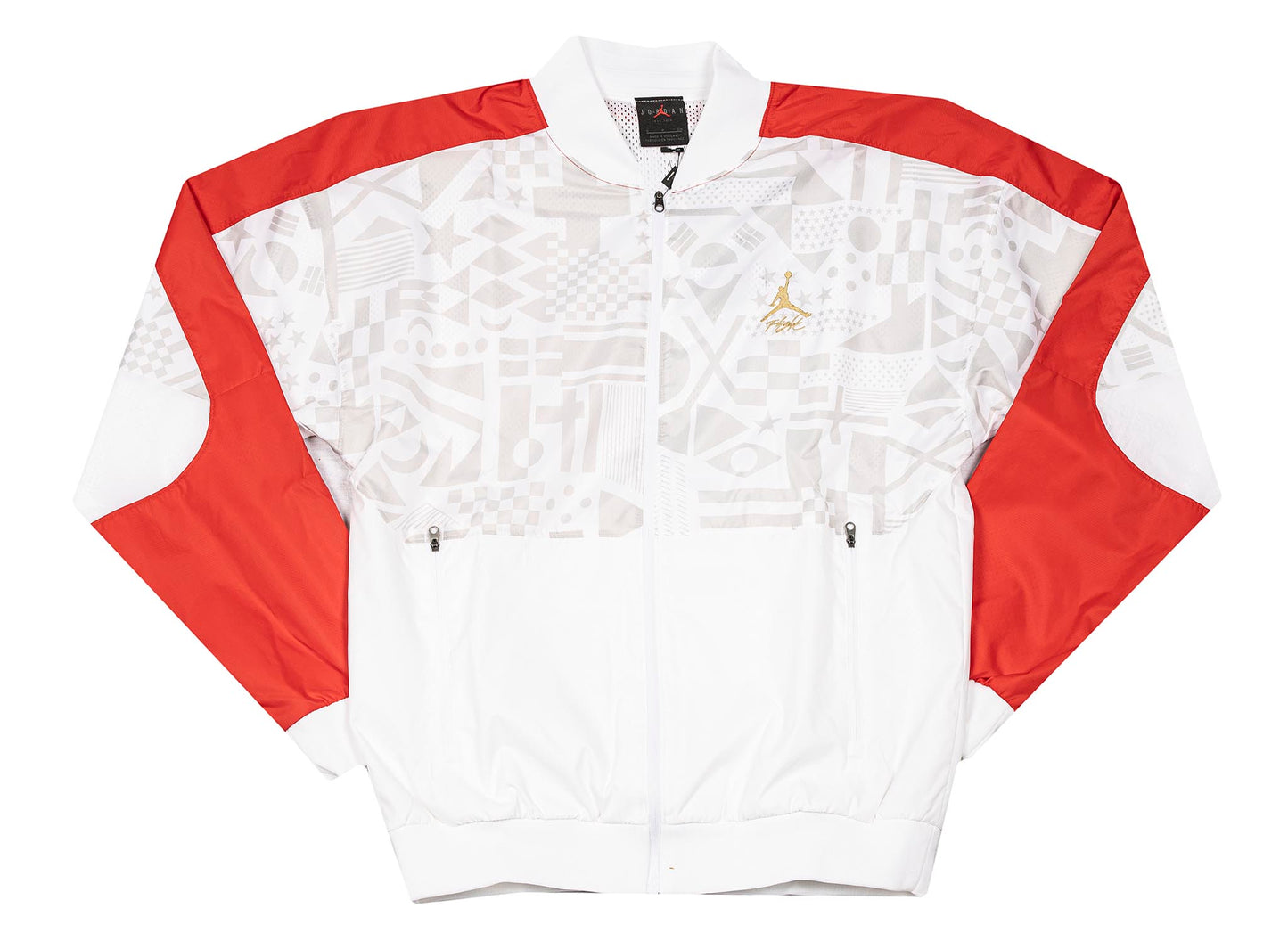 Jordan Legacy Jacket 'White/Red'
