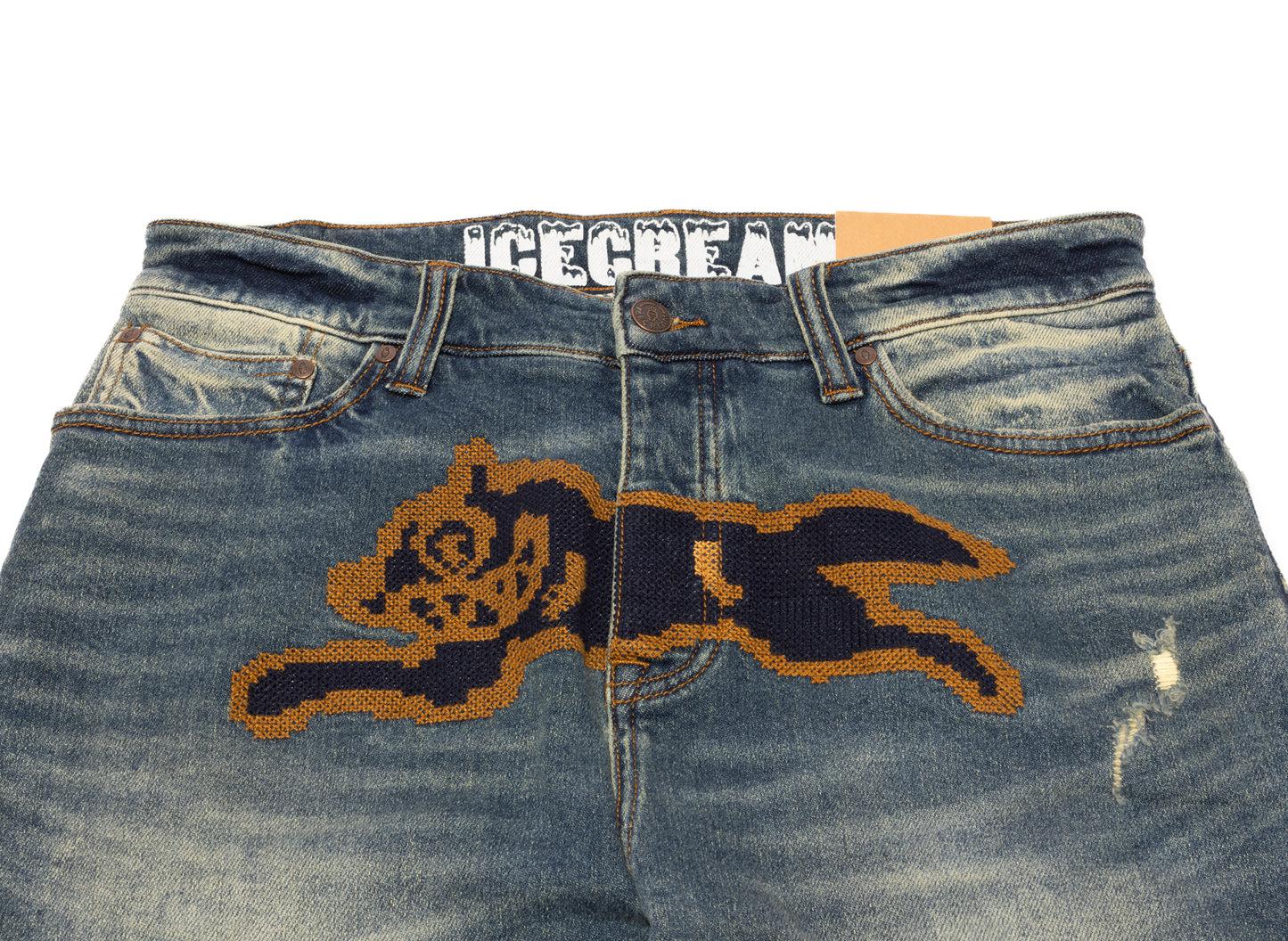 Ice Cream Stitch Jeans