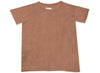 Greg Lauren Plain Tee in Coco Brown