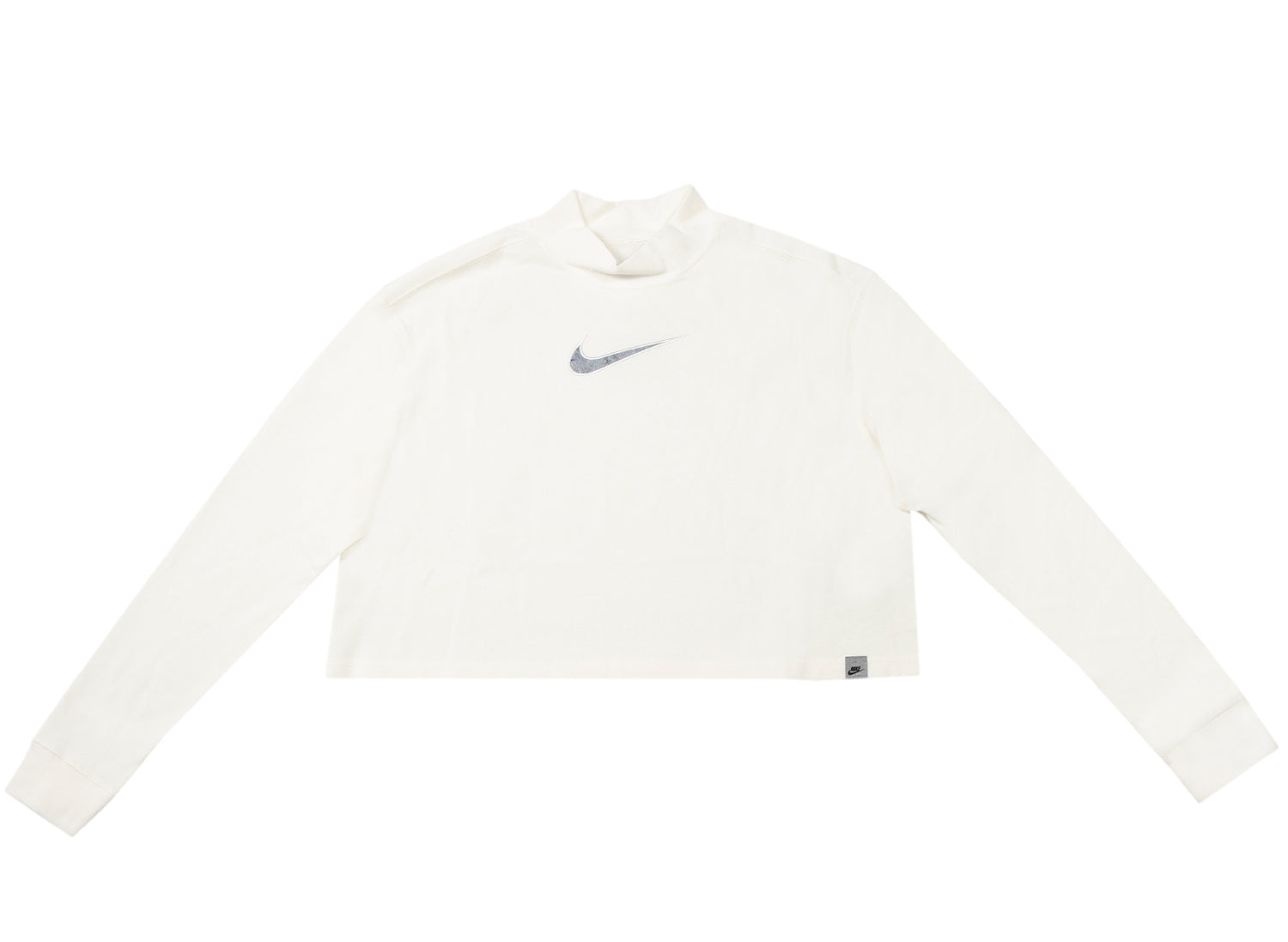 Crop Top Nike Long Sleeve White Women's Top Women's Nike
