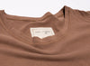 Greg Lauren Plain Tee in Coco Brown