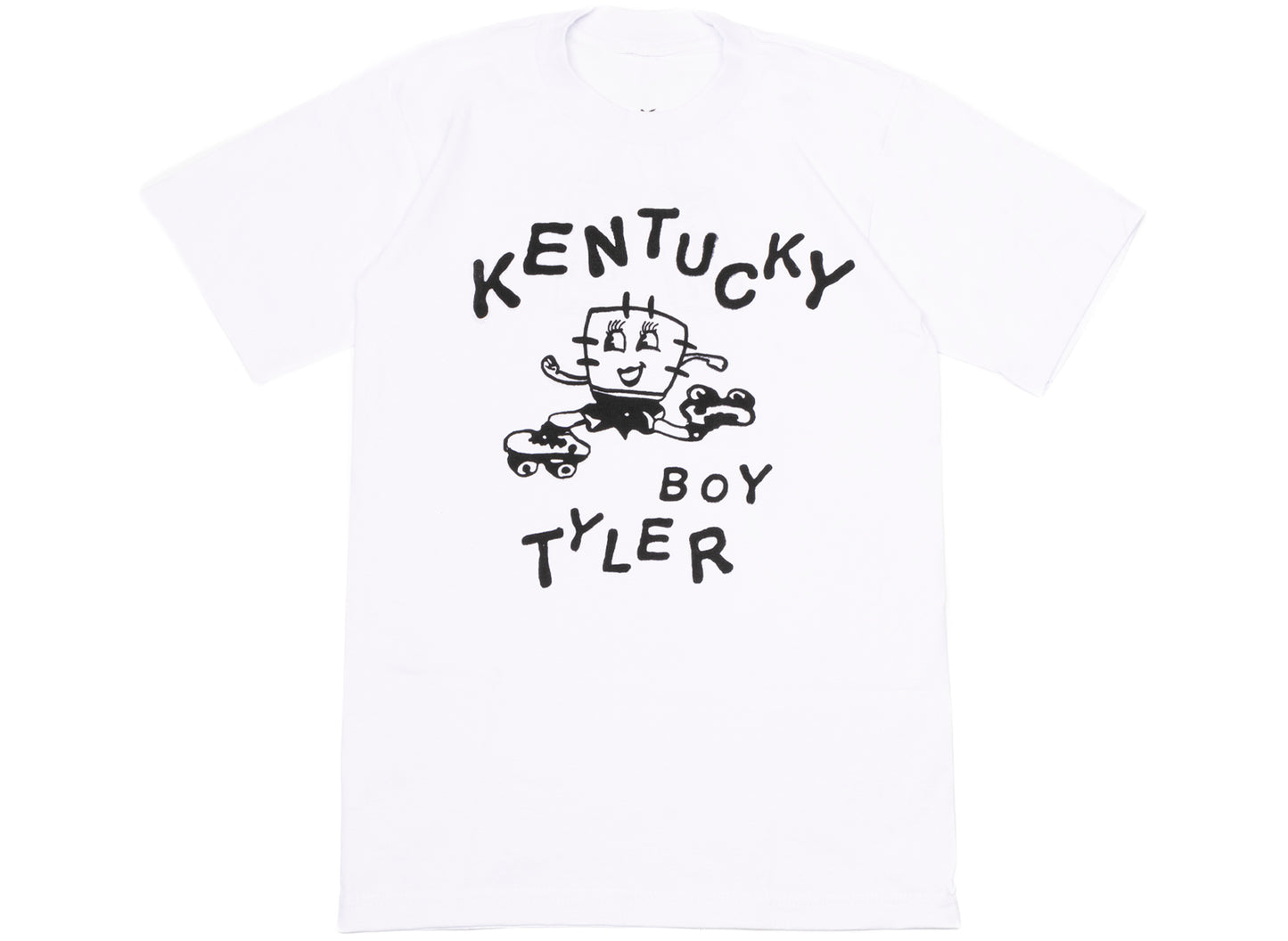 Kentucky Boy Tyler Frolick Short Sleeve Tee in White