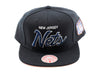 Mitchell & Ness Pink Under Finals Snapback HWC Brooklyn Nets
