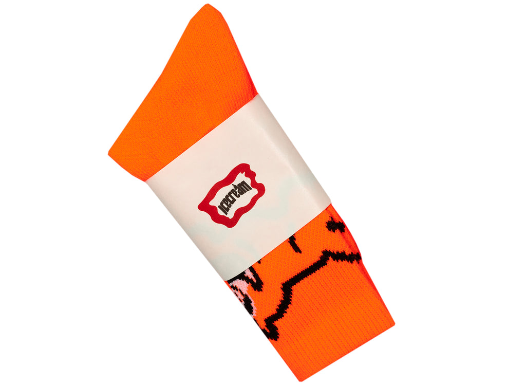 Ice Cream Socks in Red