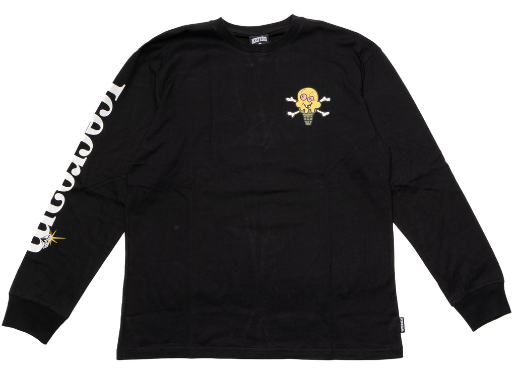 Ice Cream Henry L/S Knit in Black