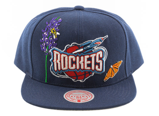 Mitchell & Ness x NBA State Flower Snapback 'Houston Rockets'
