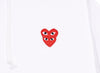 Comme des Garçons Play Zip-Up Double Heart Hoodie