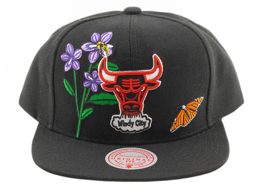 Mitchell & Ness x NBA State Flower Snapback 'Chicago Bulls'