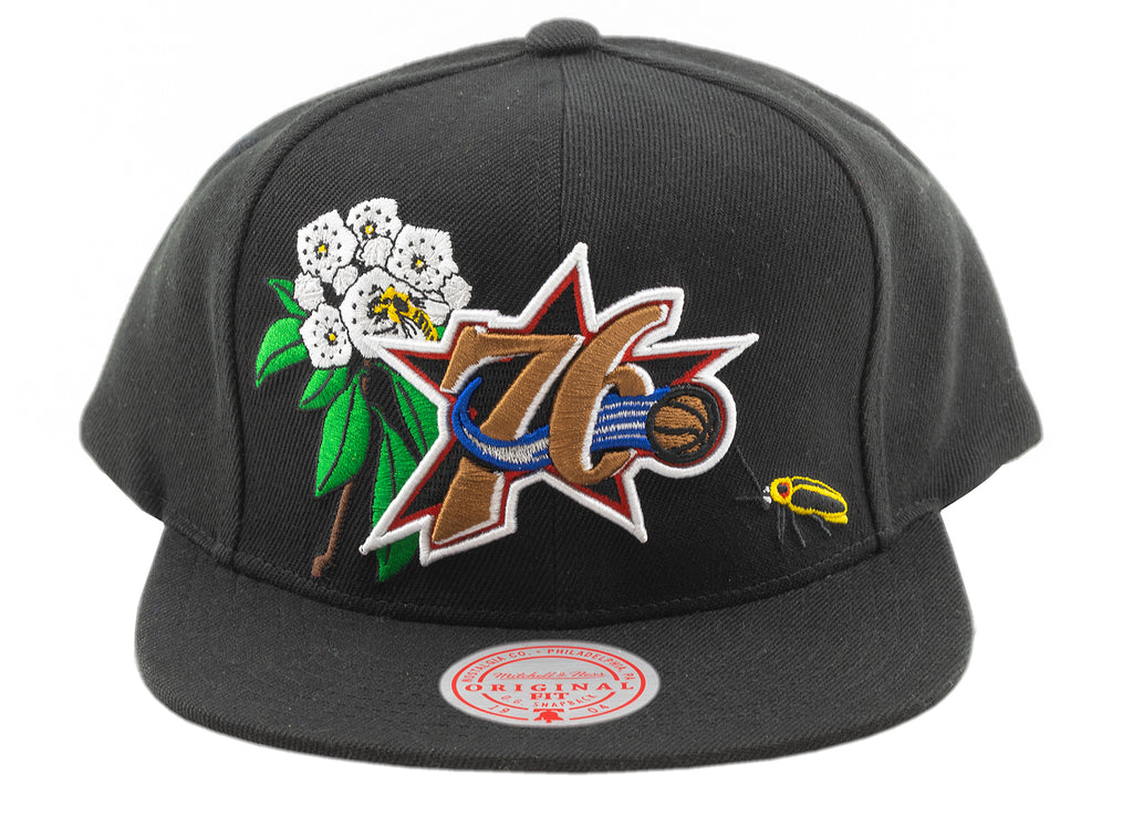 Mitchell & Ness x NBA State Flower Snapback 'Philadelphia 76ers'