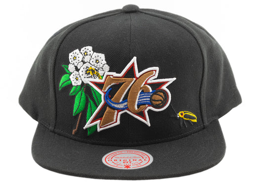 Mitchell & Ness x NBA State Flower Snapback 'Philadelphia 76ers'