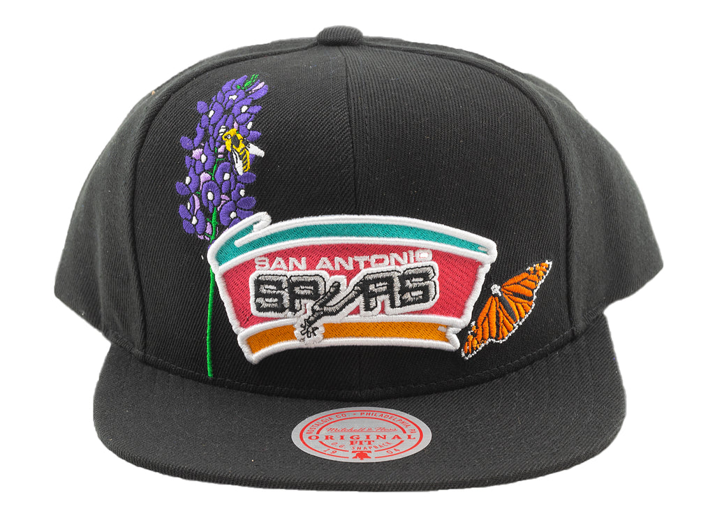 Mitchell & Ness x NBA State Flower Snapback 'San Antonio Spurs'