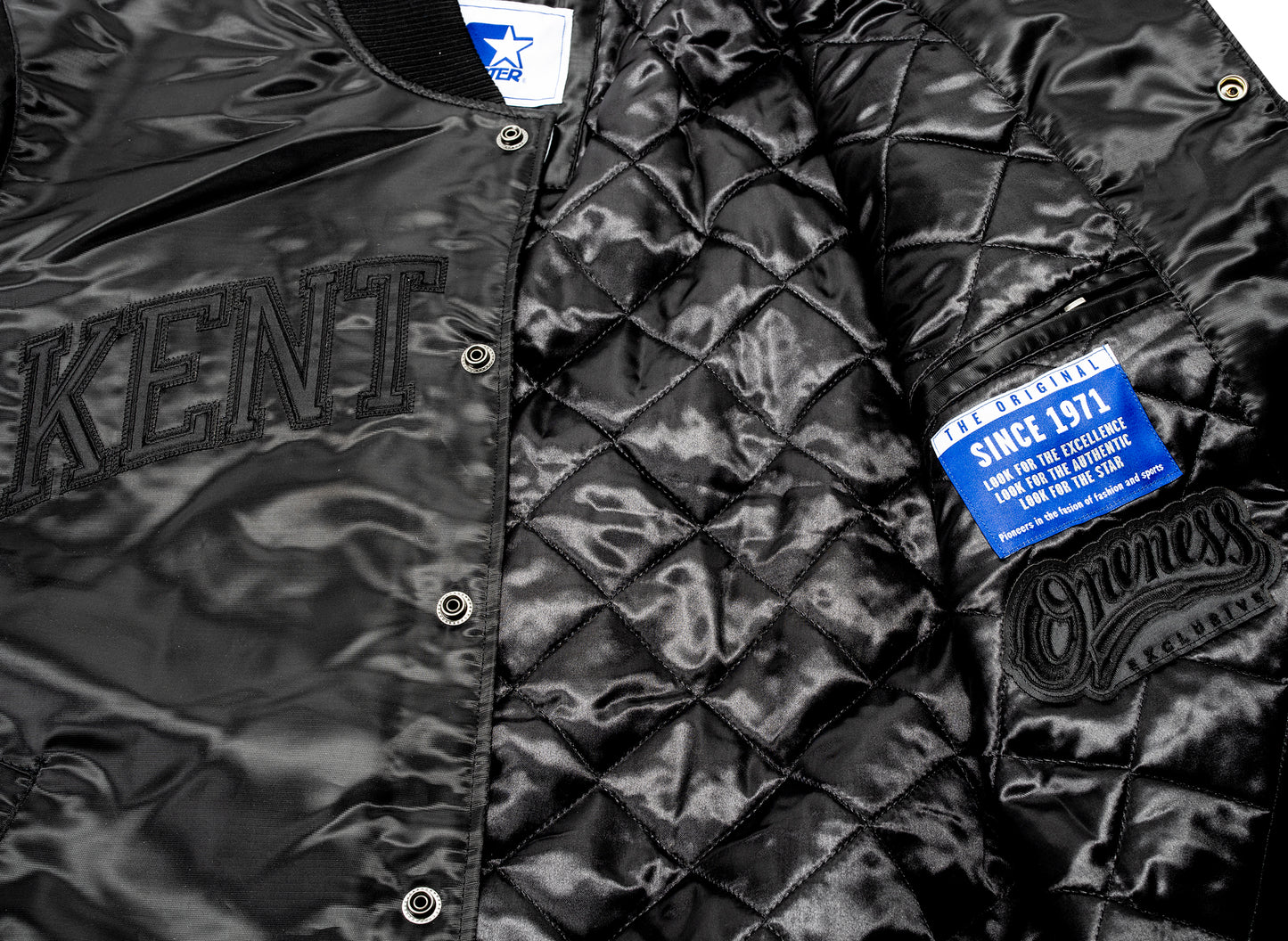 Oneness x Starter University of Kentucky Jacket - Limited Edition Triple Black Exclusive xld