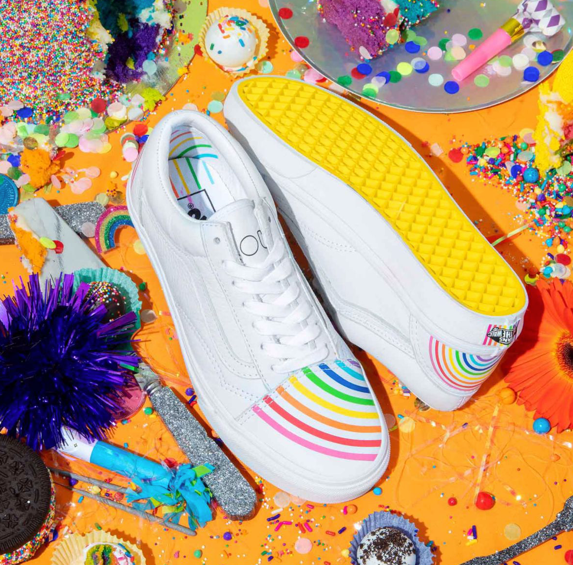 Vans flour shop Clearance