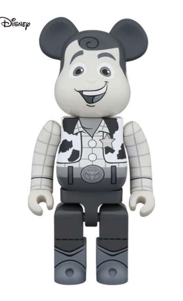 Medicom BE@RBRICK Woody 1000% 'Black & White Version'