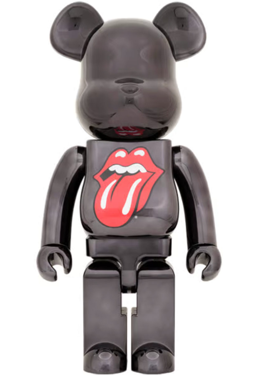 Medicom BE@RBRICK Rolling Stones 1000% 'Black Chrome Version' xld