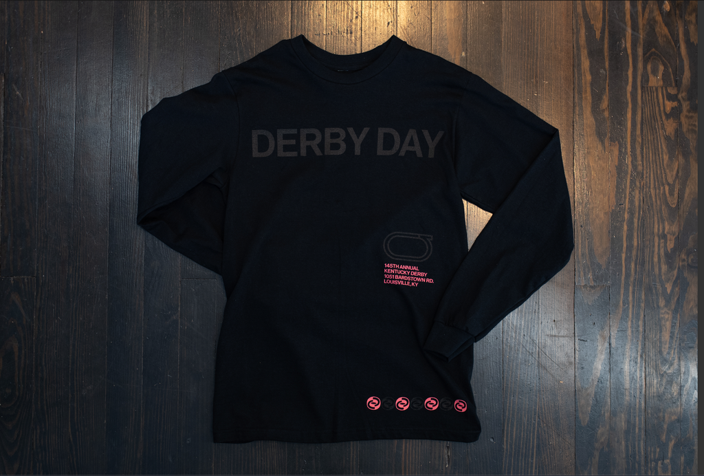 Oneness Black Derby Long Sleeve Tee 'Pink Sky'