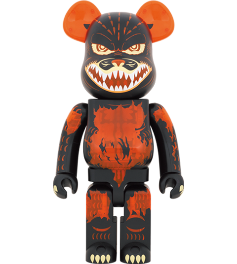 Medicom BE@RBRICK Godzilla vs. Destroyah Meltdown: Clear Orange Version 1000% Figure
