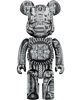 Medicom Toy Be@rbrick H.R. Giger Black Chrome Version 1000%