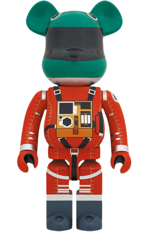 Medicom Toy 2001: A Space Odyssey Space Suit Green Helmet 1000% BE@RBRICK xld
