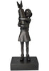Medicom Toy Bomb Hugger Bronze Statue BE@RBRICK