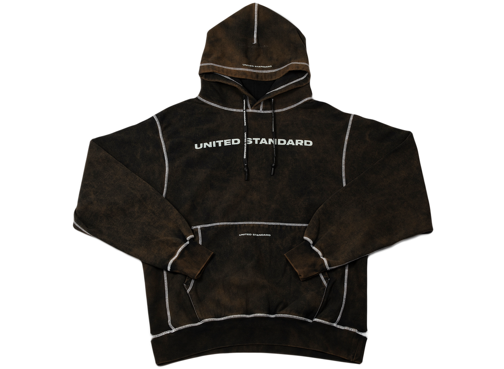 United Standard Logo Acid Hoodie