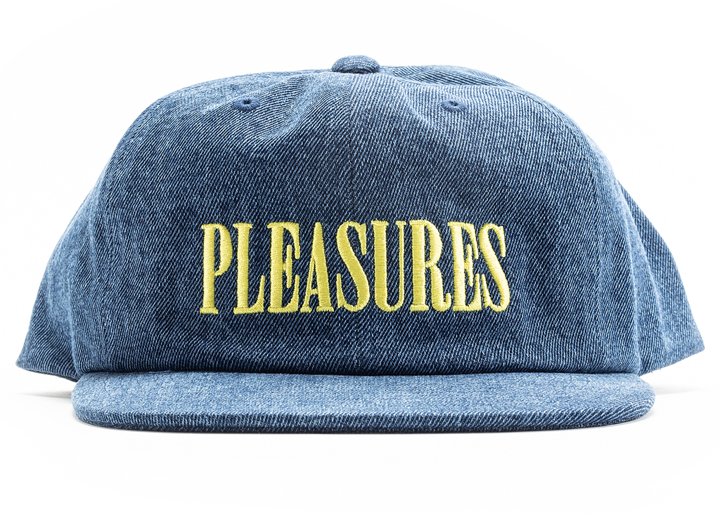 Pleasures Core Logo Denim Snapback