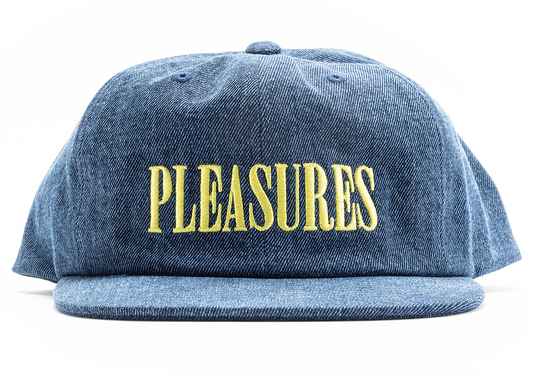 Pleasures Core Logo Denim Snapback