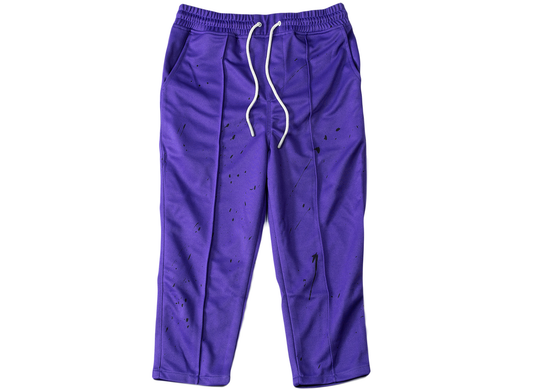 Honor the Gift Artisan Fleece Track Pants in Purple