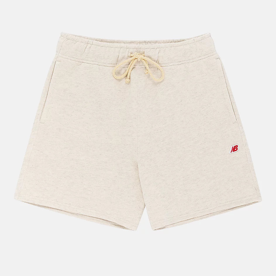 New Balance Made in USA Core Shorts in Oatmeal