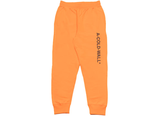 A-COLD-WALL* Essential Logo Sweatpants in Bright Orange