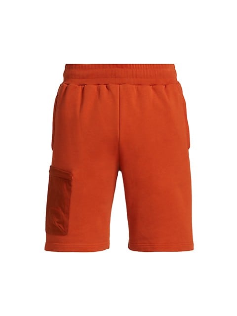 A-COLD-WALL* Knitted Embroidered Shorts in Rust Oxide