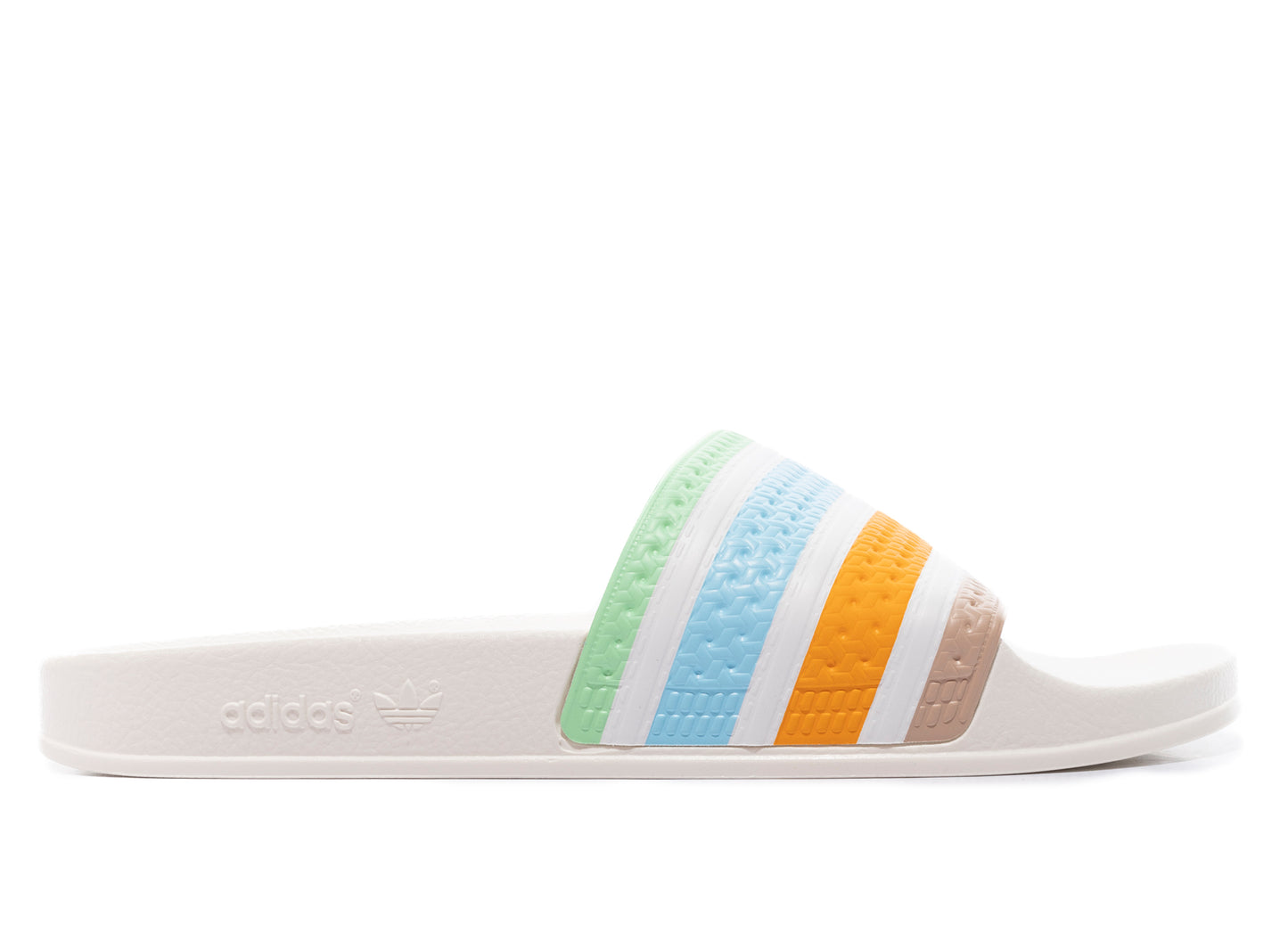 Adidas Adilette Slides in Bliss Blue / Cloud White