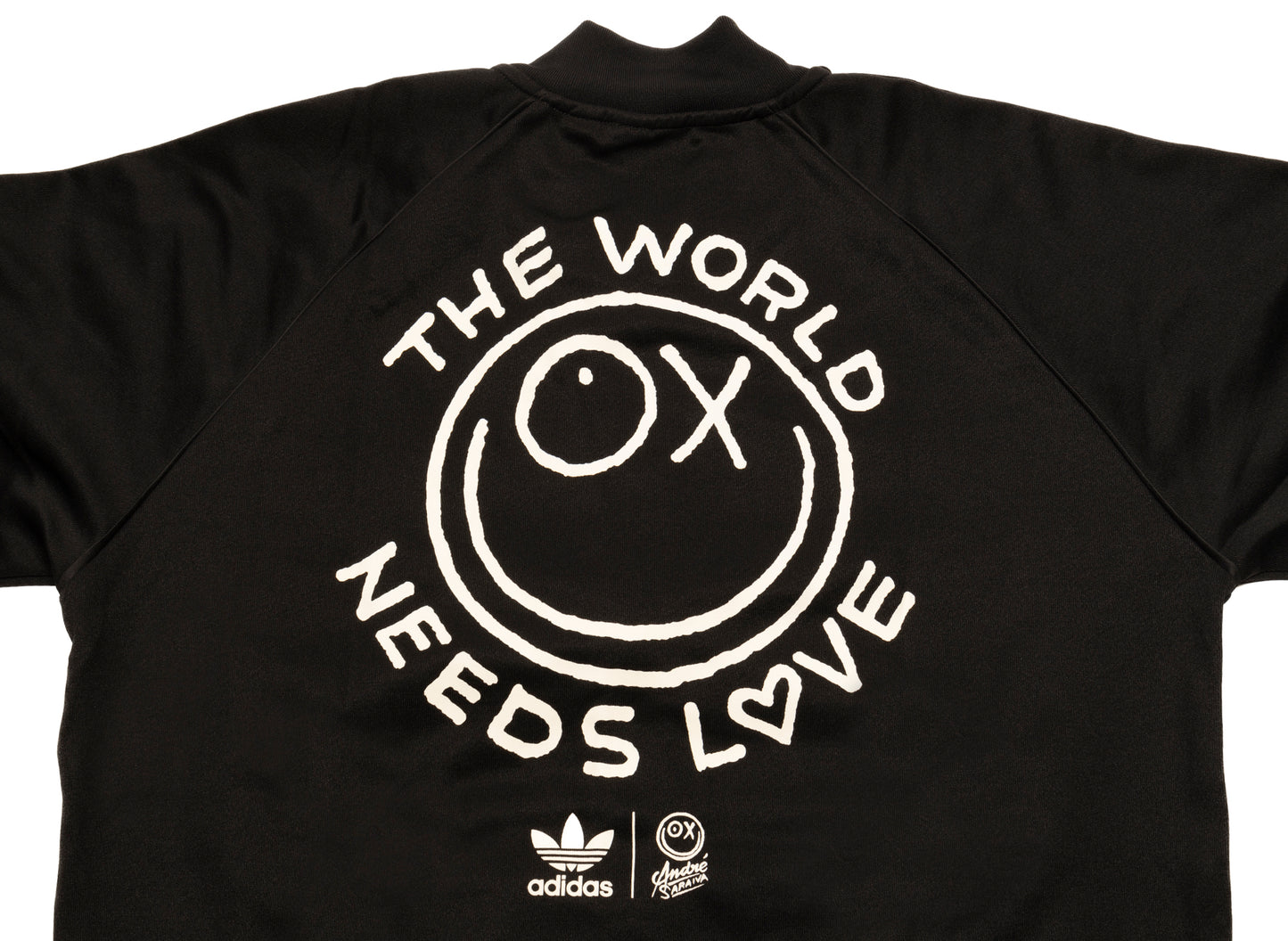 Adidas AS SST Track Top in Black - view 2
