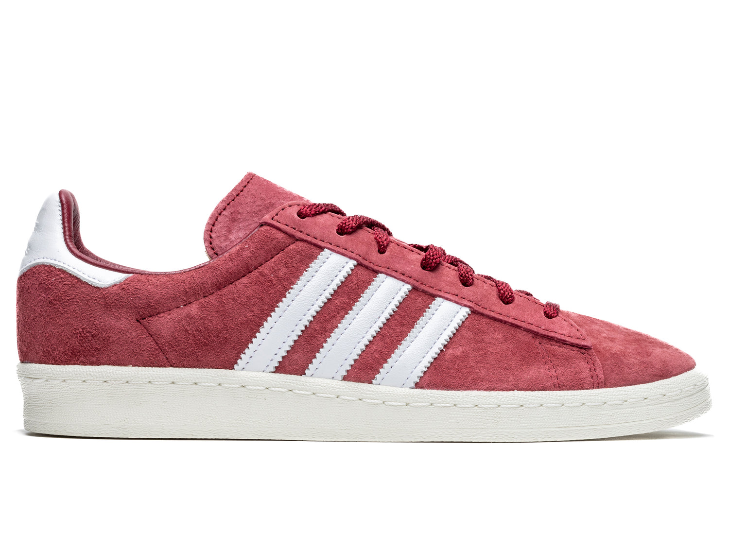 Adidas Campus 80s in Collegiate Burgundy / Cloud White / Off White