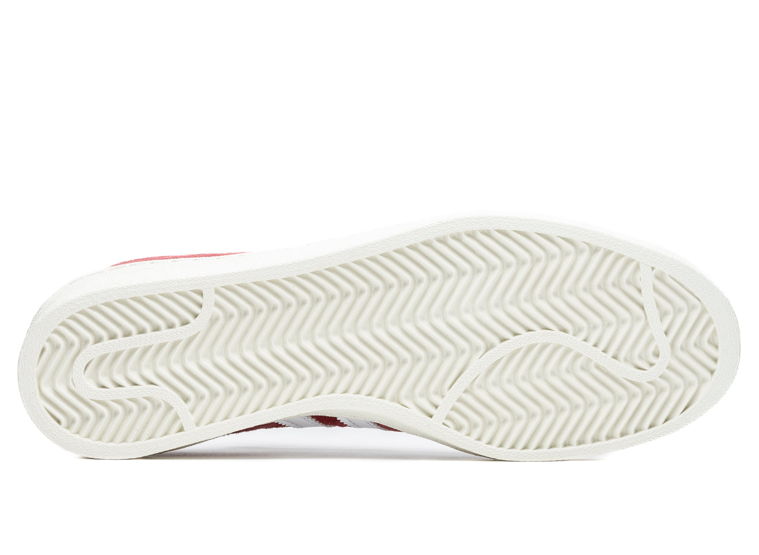 Adidas Campus 80s in Collegiate Burgundy / Cloud White / Off White - view 5