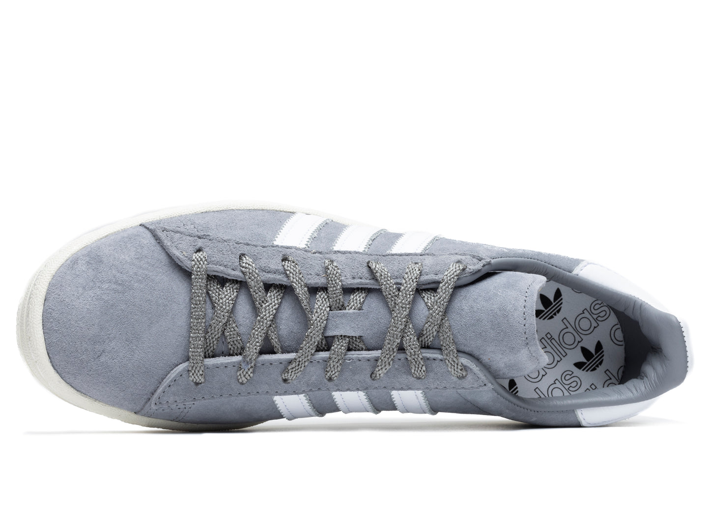 Adidas Campus 80s in Grey / Cloud White / Off White - view 4