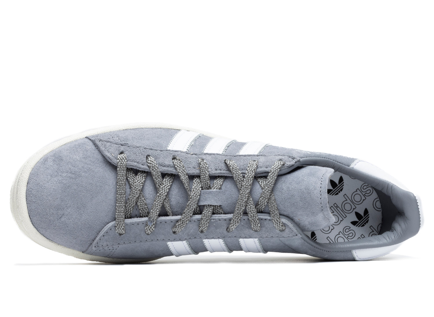 Adidas Campus 80s in Grey / Cloud White / Off White - view 4