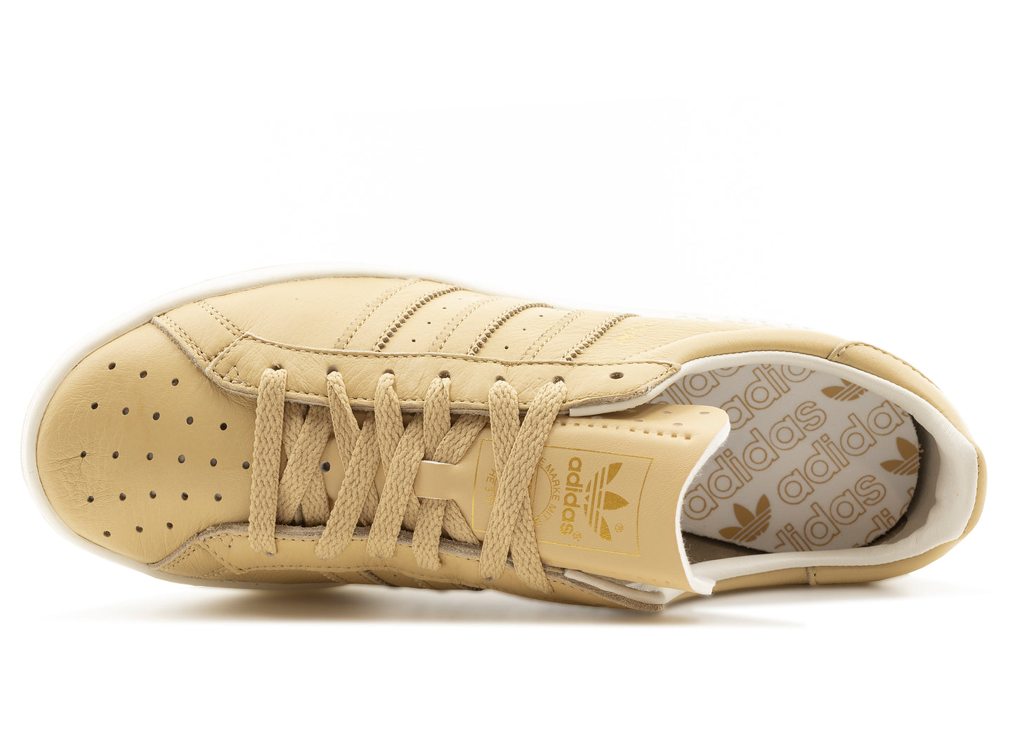 Adidas Earlham Shoes in Haze Beige / White