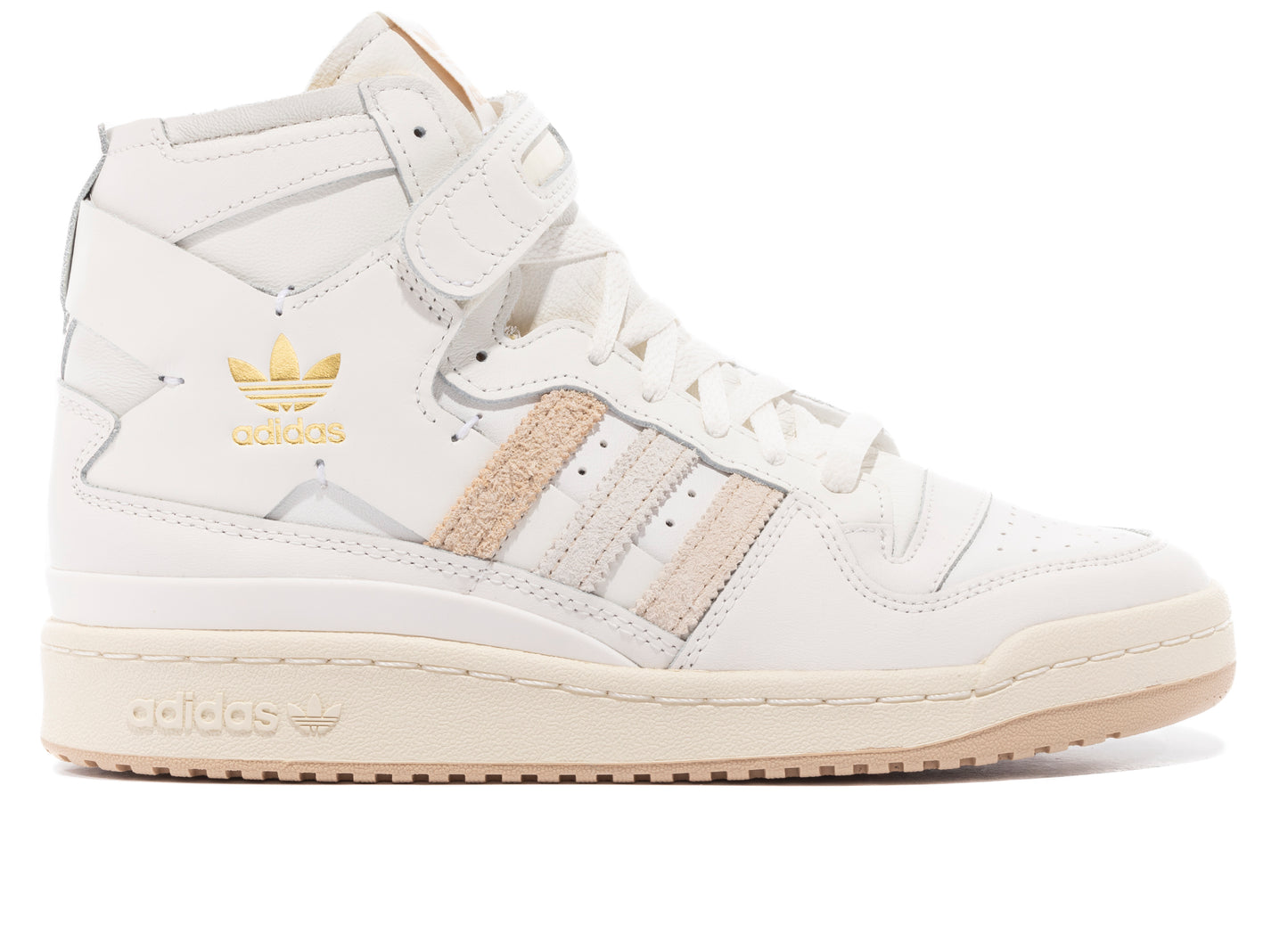 Adidas Forum 84 Hi in Cloud White / Magic Beige / Aluminium