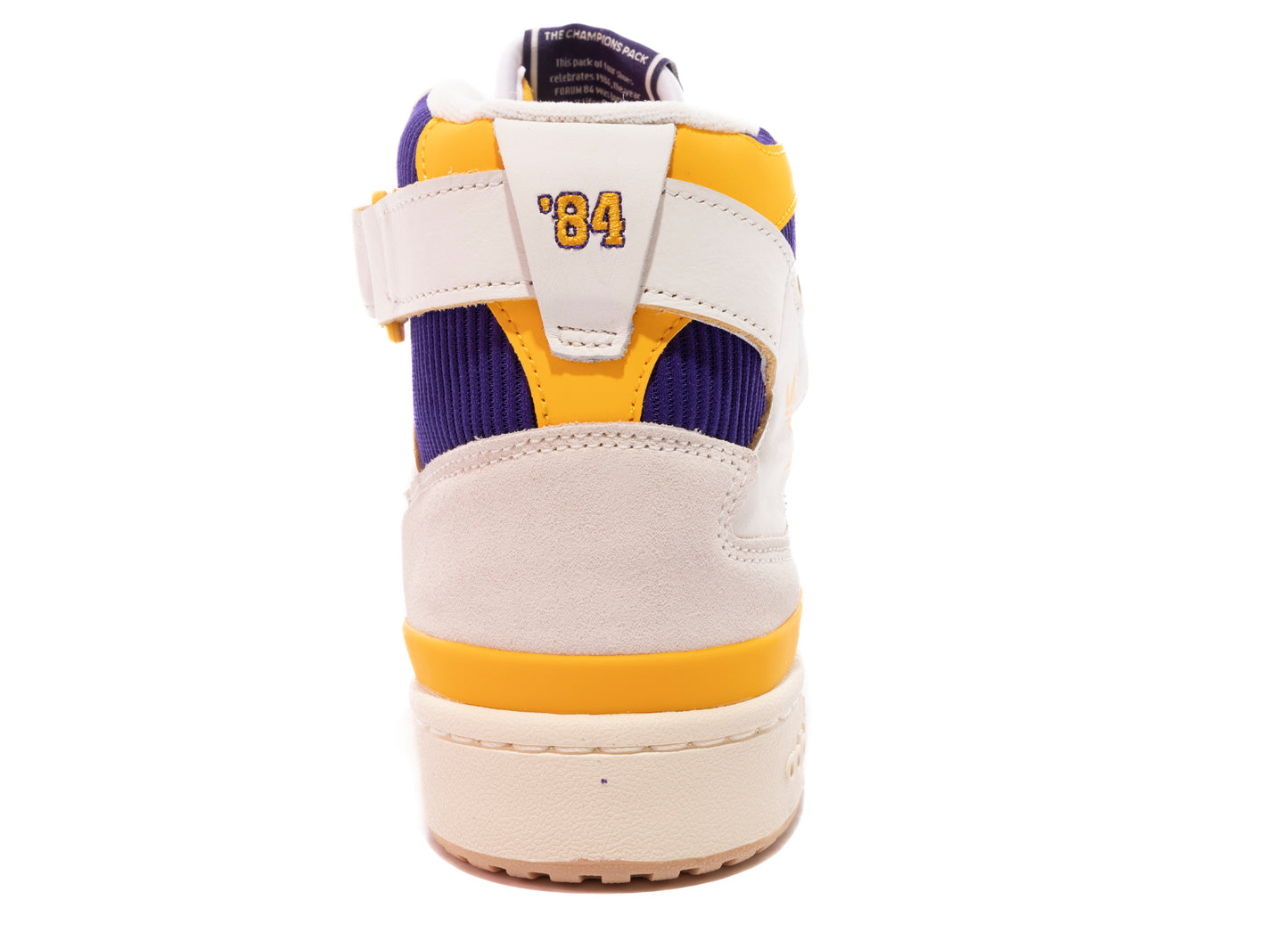 Adidas Forum 84 High in Core White / Core Purple