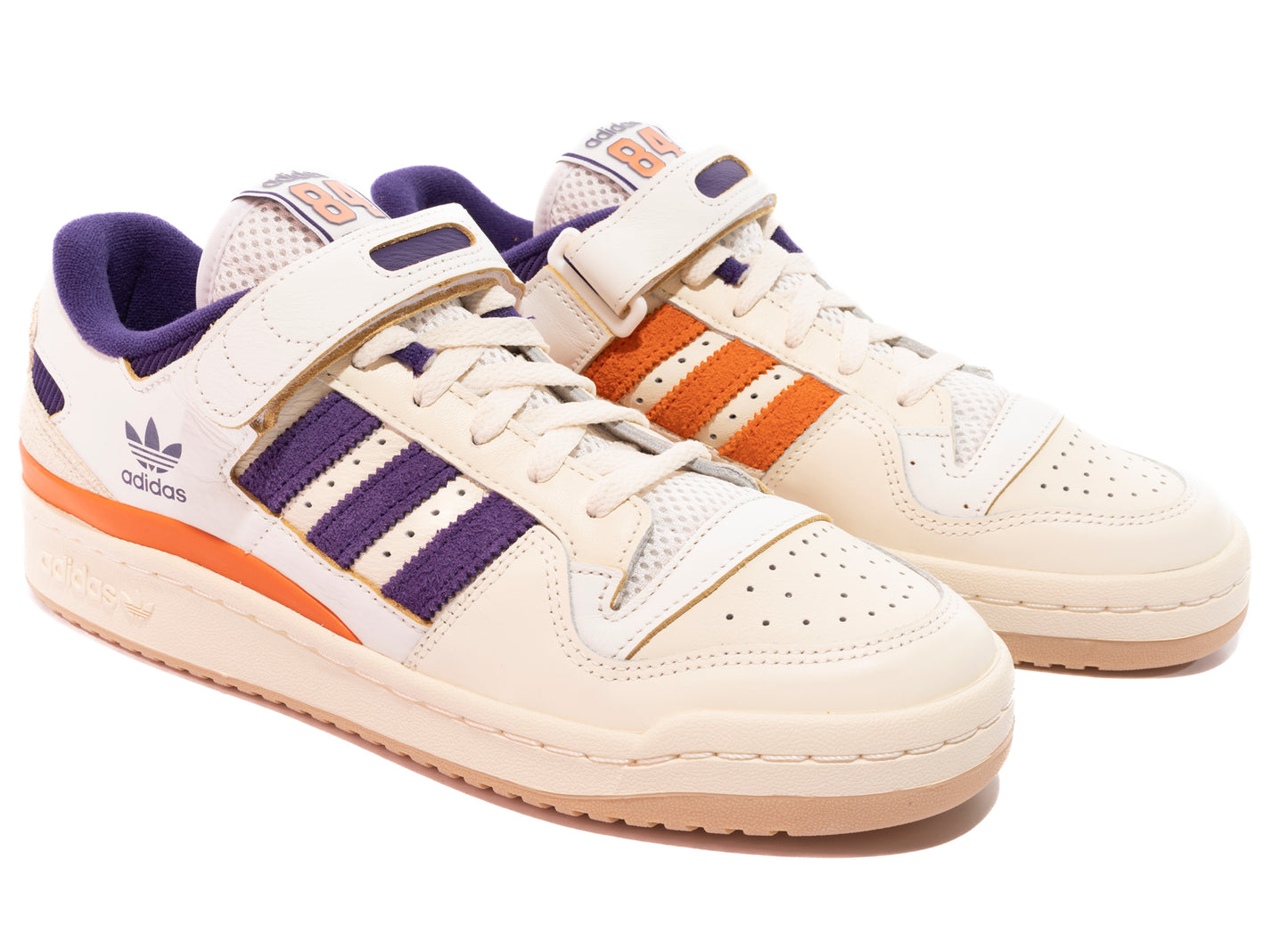 Adidas Forum 84 Low in Core White / Core Purple