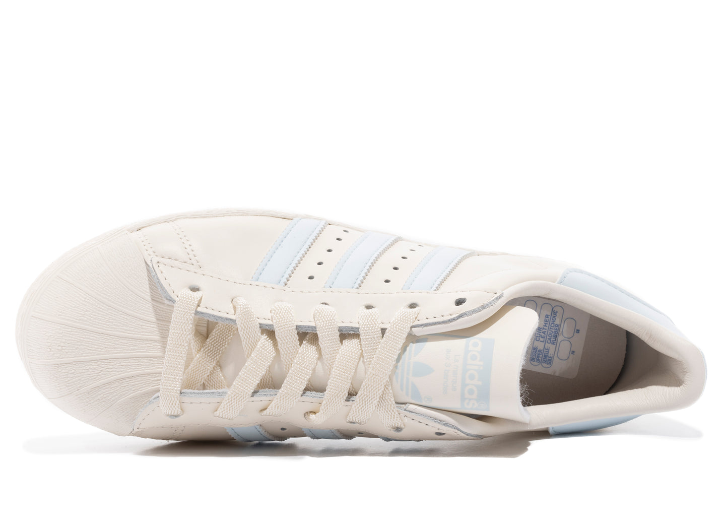 Adidas Superstar 82 in Cloud White / Sky Tint / Off White