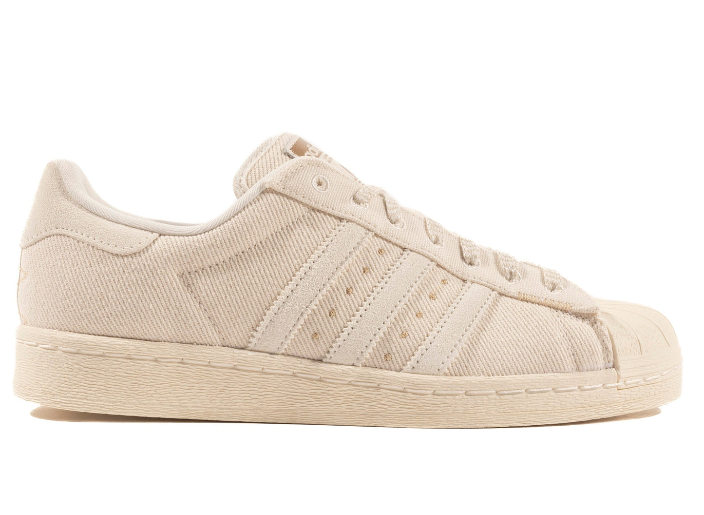 Adidas Superstar 82 in Non Dyed / Chalk White / Cream White