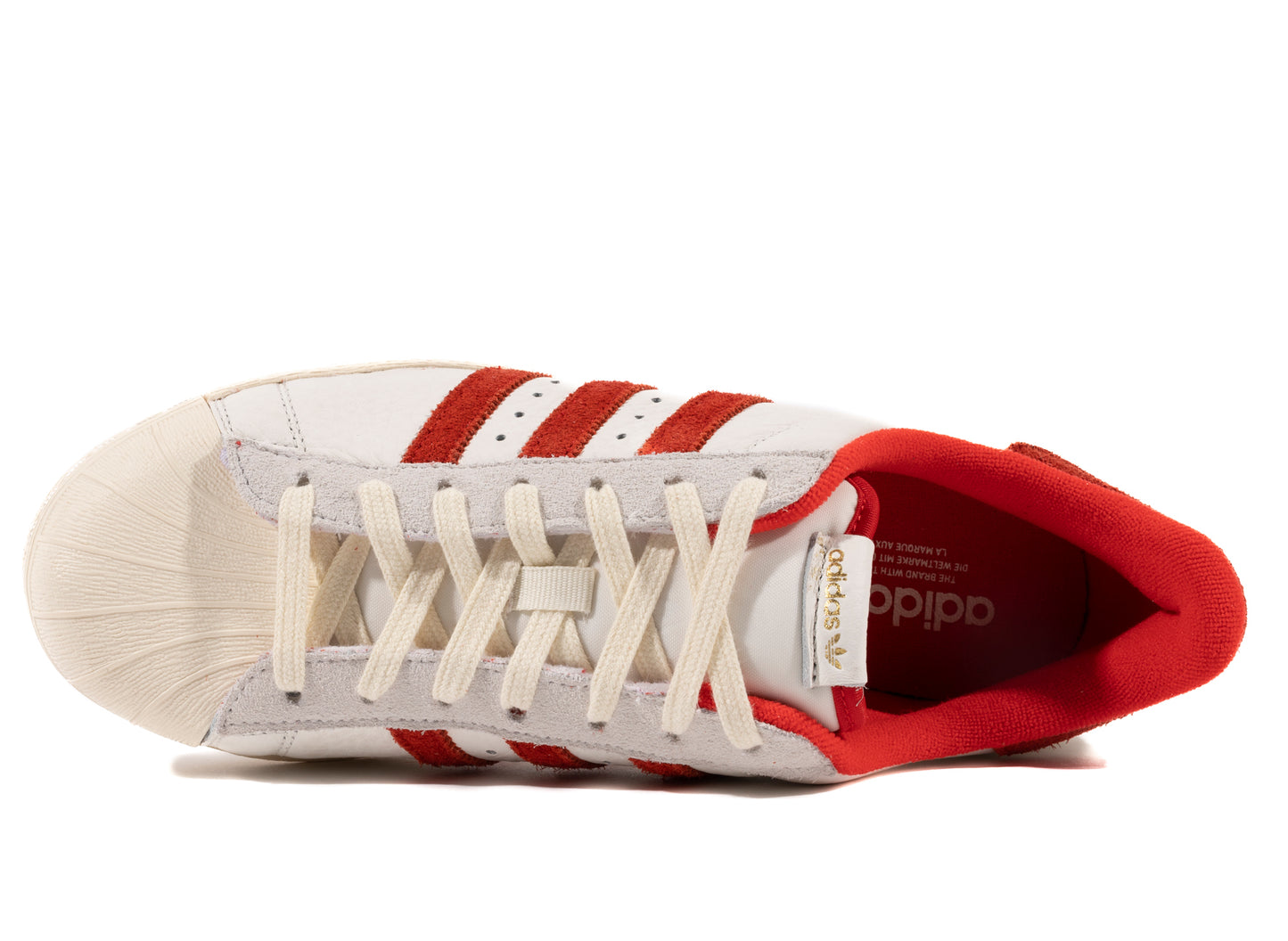 Adidas Superstar 82 in Vivid Red