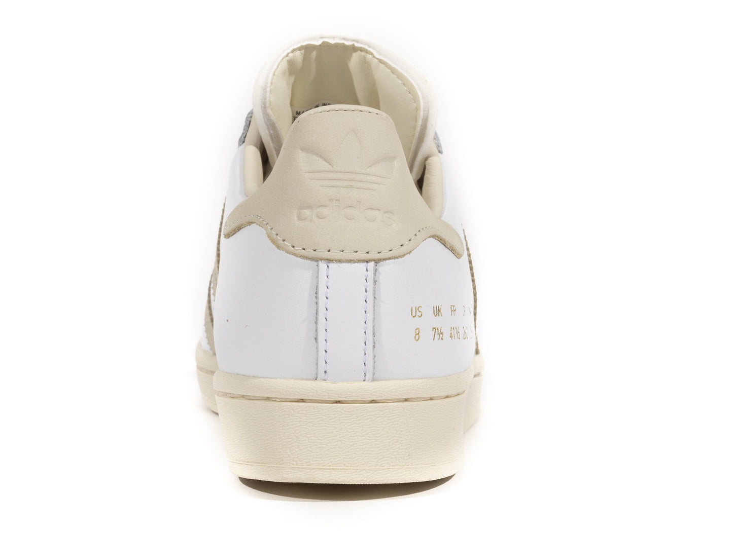 Adidas Superstar in Flat White / Core White