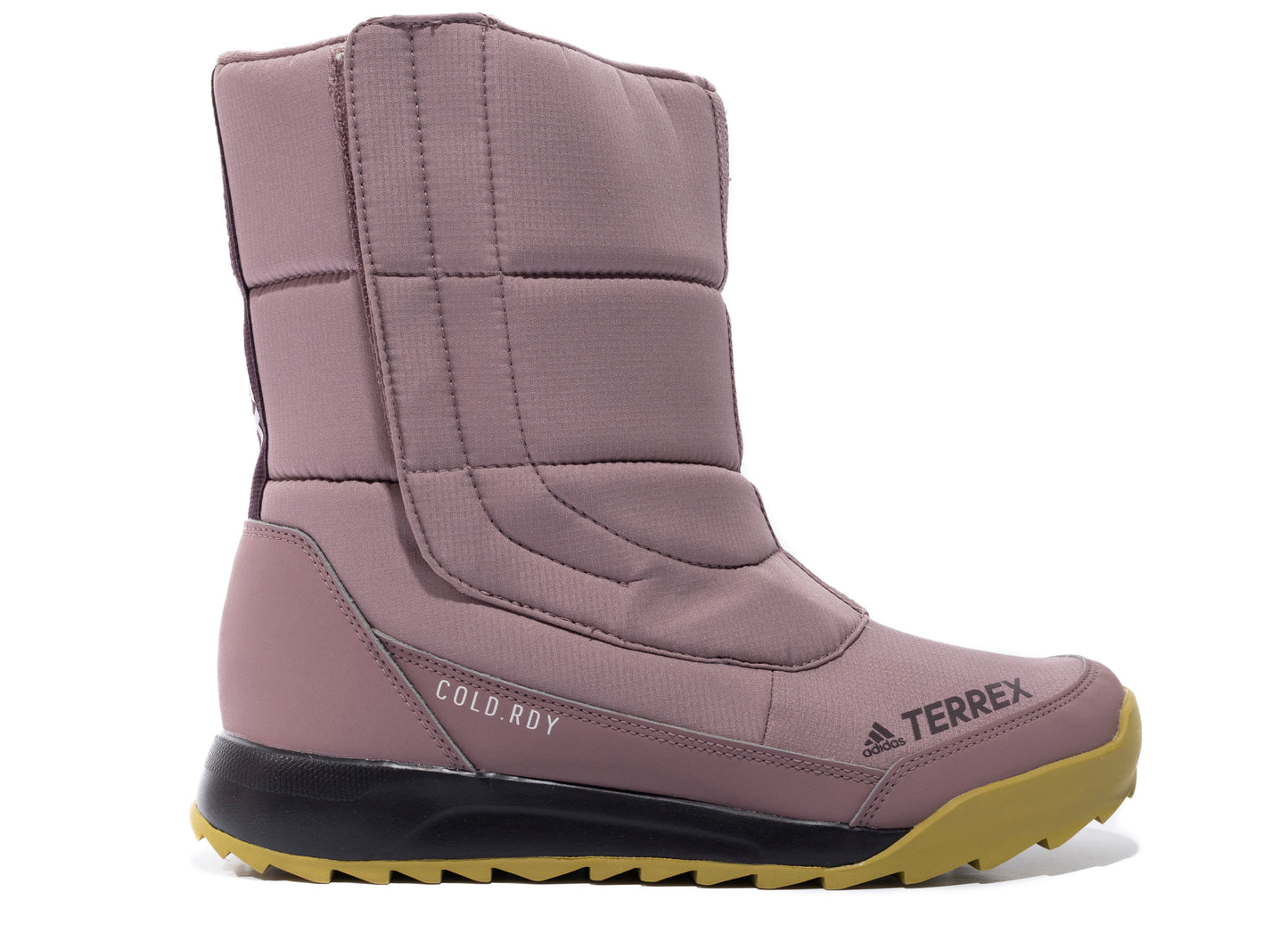 Adidas Terrex Choleah COLD.RDY Boots in Purple / Pulse Olive / Shadow Maroon