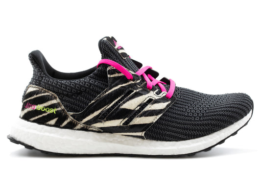 Adidas Ultraboost DNA 'Zebra' in Core Black / Cloud White / Shock Pink