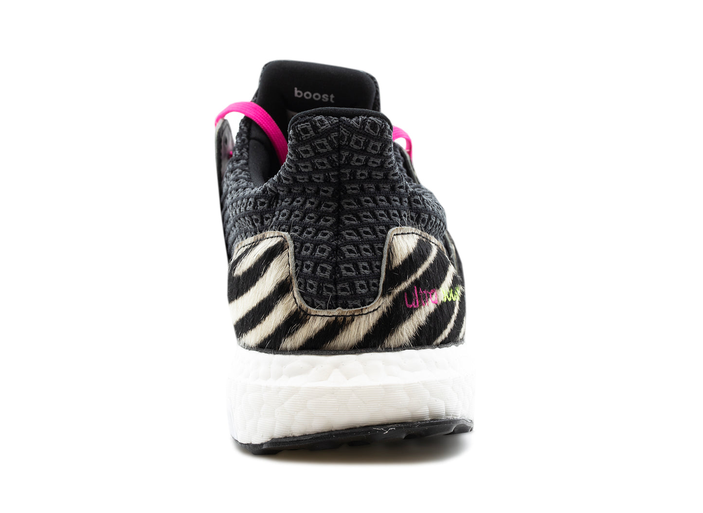 Adidas Ultraboost DNA 'Zebra' in Core Black / Cloud White / Shock Pink